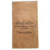 Ostmedaille envelope Metall-Kunststoff 