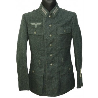 Feldbluse M43 in tessuto italiano. Zecca, etichettato. Espenlaub militaria