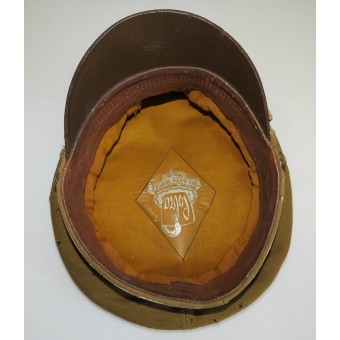 Gorra de dirigente de distrito del NSDAP (Kreisleitung) con ribetes blancos. Espenlaub militaria