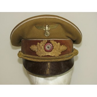 Casquette de chef de district du NSDAP (Kreisleitung) avec un liseré blanc. Espenlaub militaria