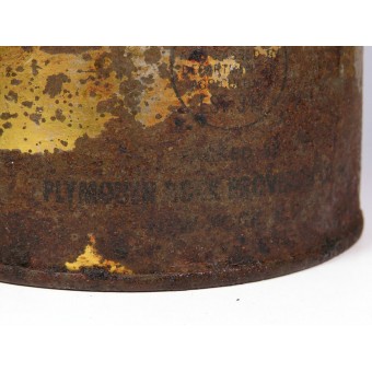 A tin can of American pork stew supplied to the USSR under Lend-Lease. Espenlaub militaria