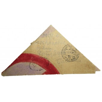 Four frontline triangle-letters to home from Junior Sergeant. Espenlaub militaria