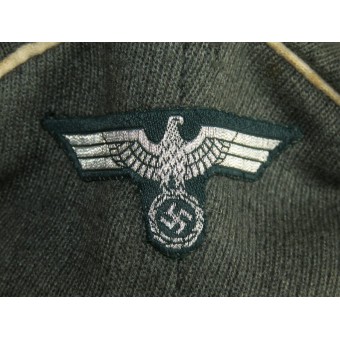 Wehrmacht infanterie officiershelm met vizier: frontlinie soft top stijl. Espenlaub militaria