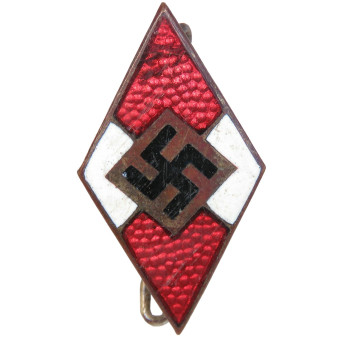 Hitlerjugend membership badge, early issue. Espenlaub militaria