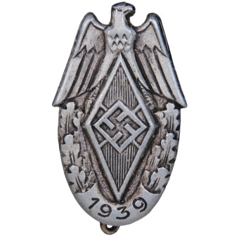 Hitlerjugend Wettkampf Badge 1939 RZM M9/89 Willebrandt Lüdenscheid. Espenlaub militaria