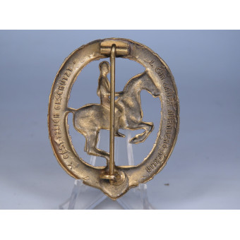 Reiterabzeichen in Gold. Espenlaub militaria