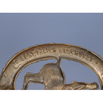 Reiterabzeichen in Gold. Espenlaub militaria