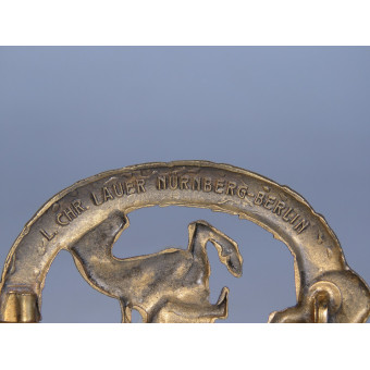 Reiterabzeichen in Gold. Espenlaub militaria