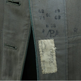 Feldbluse Wehrmacht M36 Der Spieß Panzerabwehrabteilung 8. Espenlaub militaria