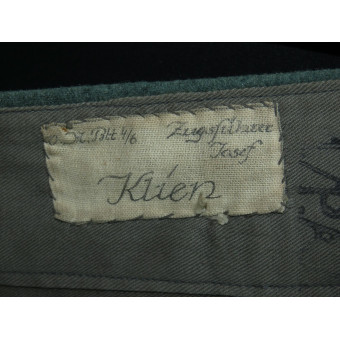 Feldbluse Wehrmacht M36 Der Spieß Panzerabwehrabteilung 8. Espenlaub militaria