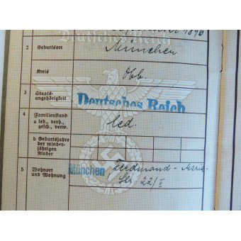 Arbeitsbuch Drittes Reich. Espenlaub militaria