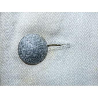 Китель Oberveterinär ветеринарной службы вермахта из белого дриллиха. Espenlaub militaria