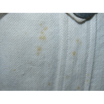 Китель Oberveterinär ветеринарной службы вермахта из белого дриллиха. Espenlaub militaria