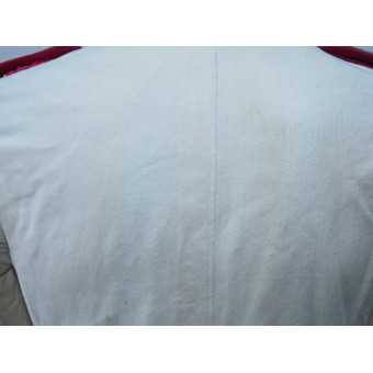 Китель Oberveterinär ветеринарной службы вермахта из белого дриллиха. Espenlaub militaria