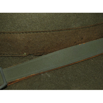 Тропический шлем Вермахта из оливкового фетра с двумя эмблемами. Espenlaub militaria