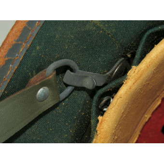 Тропический шлем Вермахта из оливкового фетра с двумя эмблемами. Espenlaub militaria