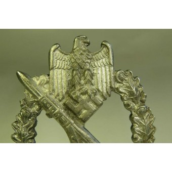ISA - infanterie sturmabzeichen, zilver, fll gemarkeerd.. Espenlaub militaria