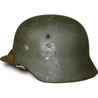 M 35 Heeres Combat Single Decal Helm In Field Rough Texture Repaint.. Espenlaub militaria