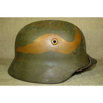 M 40 Heeres ou casque Waffen SS camouflés.. Espenlaub militaria