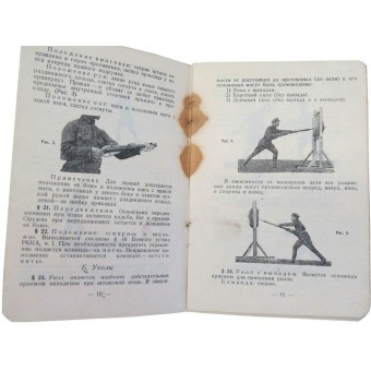 Temporaneamente manuale per un corpo a corpo con Bayo in Red Army, 1930 y.. Espenlaub militaria