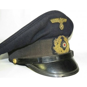 Sombrero de visera Tercer Reich Kriegsmarine suboficiales.. Espenlaub militaria