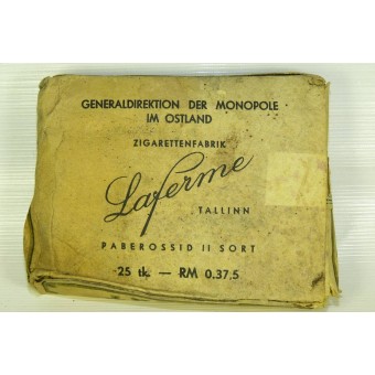Los cigarrillos WW2 Oriente, con su contenido original utilizado por la Wehrmacht y las SS. Espenlaub militaria