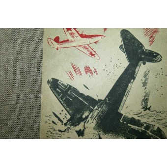 WW2 -sarja 6 propaganda -postikorttia. Painettu vuonna 1945. Harvinainen!. Espenlaub militaria