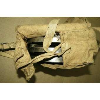 Брезентовая сумка-переноска для дисковых магазинов пулемета ДП-27. Espenlaub militaria