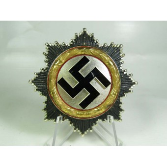 Kolmas valtakunta saksalainen risti kullassa palkintotapauksella. 134 merkitty. Espenlaub militaria