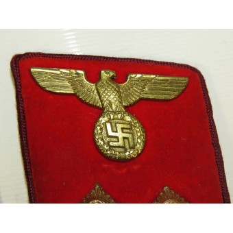 3. Reich NSDAP -puolueen johtajien kaulusvälilehdet. Gau Gemeinschaftsleiter. Espenlaub militaria