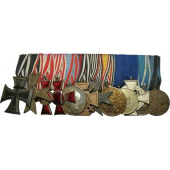 Medaglia bar con 12 medaglie per periodo che va dal 1900 al 40. Espenlaub militaria