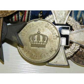 Medaglia bar con 12 medaglie per periodo che va dal 1900 al 40. Espenlaub militaria