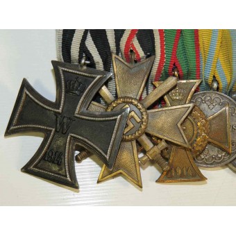 Bar Medal con 16 medallas, a partir del período pre-ww1 hasta WW2. Espenlaub militaria