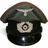 Wehrmacht Heer Artillerie NCO's vizier hoed