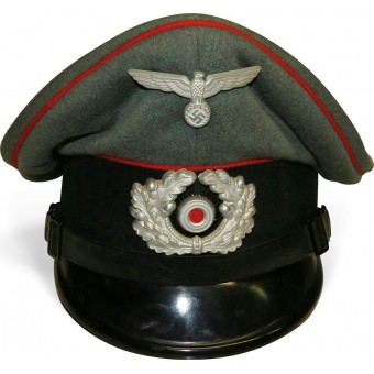 Chapeau de pare-soleil de sous-officier dartillerie Wehrmacht Heer. Espenlaub militaria
