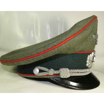 Wehrmacht Heer ufficiali dartiglieria della visiera del cappello di Pekuro. Espenlaub militaria