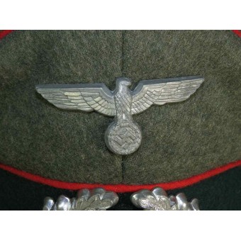 Wehrmacht officiers dartillerie Heer pare-soleil chapeau par Pekuro. Espenlaub militaria