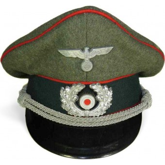 Wehrmacht Heer oficiales de artillería visera del sombrero de Pekuro. Espenlaub militaria