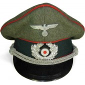 Cappello con visiera per ufficiali di artiglieria della Wehrmacht Heer di Pekuro
