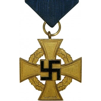 3. Reich 40 Jahre Treue Ehrenzeichen in Gold. Espenlaub militaria