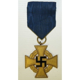 3rd Reich 40 jaar trouwe service decoratie in goud. Espenlaub militaria