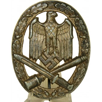 Allgemeine Sturmabzeichen - Algemeen Assault Badge, platte type.. Espenlaub militaria