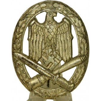 Allgemeine Sturmabzeichen - assalto generale di classe distintivo in argento. forma arrotondata. Espenlaub militaria