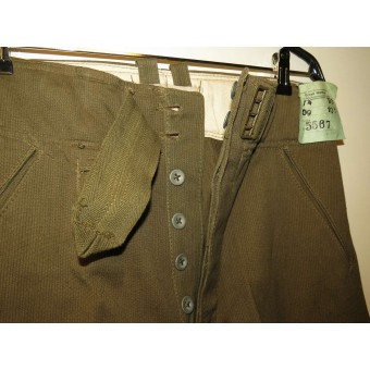 DAK pantalones no emitidas tropicales. Espenlaub militaria