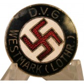 Distintivo di appartenenza al Deutscher Volksgenossen Bund DVG Westmark. W.REDO