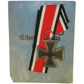 Eisernes Kreuz 1939, Cruz de hierro de segunda clase-E. Ferdinand Wiedmann, con sobre