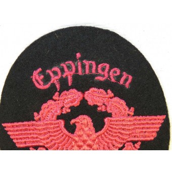 Eppingen Feuerschutzpolizei Fire protection police sleeve eagle. Espenlaub militaria