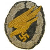 Fallschirmschutzen Abzeichen, versione in stoffa