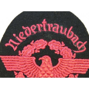 Feuerschutzpolizei Fire Eagle manicotto di protezione della polizia per la città Niedertraubach. Espenlaub militaria