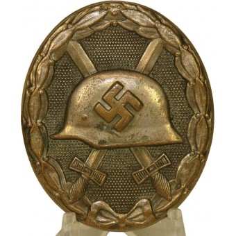 Gustav Brehmer merkitty 13. Hopealuokan haavamerkki-verenvuorotetenabzeichen Silberissä. Espenlaub militaria